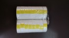 Saito 8 Labels 2 Hole Removable 21x12 Yellow
