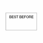 Saito 1/k8 Labels - Best Before - Permanent 22x12