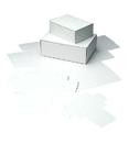 Die-cut Self-lock Boxes 200 X 150 X 75 White Case/100
