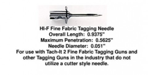Tach-it 2 Tagging Gun Needles - Fine - High Impact (hi-f) Pk/3