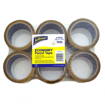 Economy Packaging Tape Tan 48mm X 50m