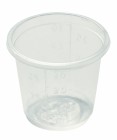 Huhtamaki Portion Cup Graduated Pp 35ml Clear Pk/250 (excl. Lid)