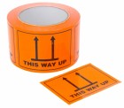 Fluoro Orange Tape This Way Up 660 Labels