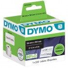 Dymo Labels Lw Shipping Labels 101 X 54mm Roll/220 Oem