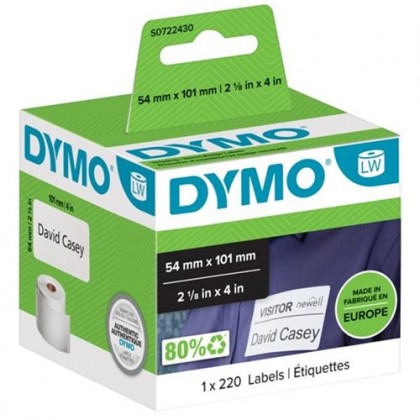 Dymo Labels Lw Shipping Labels 101 X 54mm Roll/220 Oem