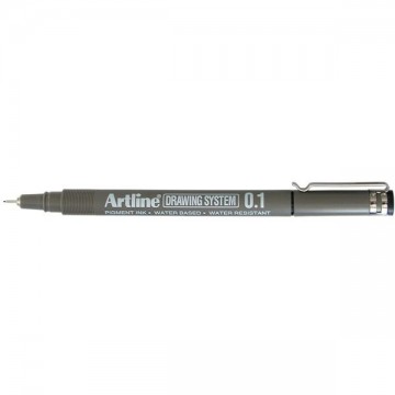 Artline 231 Drawing System Fine 0.1mm Pen Black