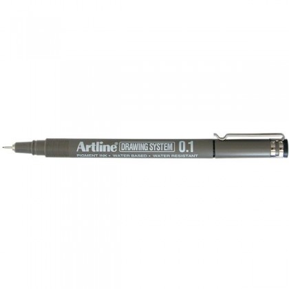 Artline 231 Drawing System Fine 0.1mm Pen Black