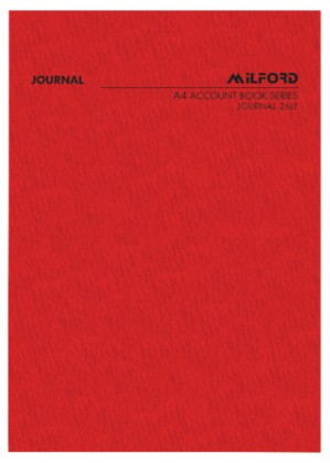 Milford A4 Journal Limp Cover 26lf Red