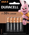 Aaa Duracell Coppertop Alkaline Battery Pk/8