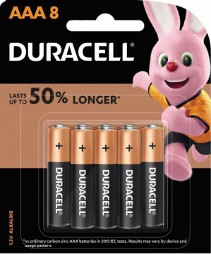Aaa Duracell Coppertop Alkaline Battery Pk/8