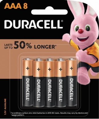 Aaa Duracell Coppertop Alkaline Battery Pk/8