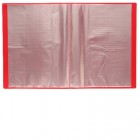 A4 Display Book 20 Pocket Insert Cover Red