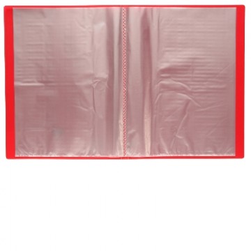 A4 Display Book 20 Pocket Insert Cover Red