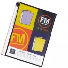 A4 Display Book Fm 40 Page Insert Black