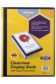 Marbig 100 Pocket Display Book & Case Insert Cover Black