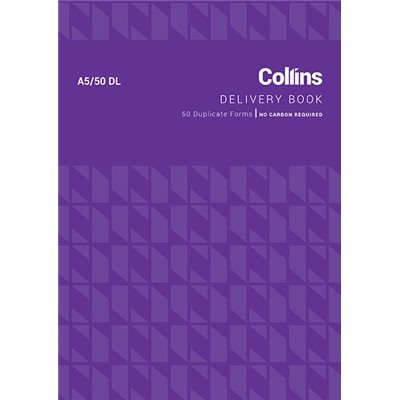 Collins Delivery B00k A5 50dl Duplicate Ncr