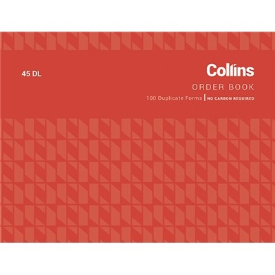 Collins Goods Order Book 45dl Duplicate No Carbon Required 100