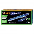 Bic Gelocity Gel Ink Pen Retractable Quick Dry Fine 0.7mm Blue