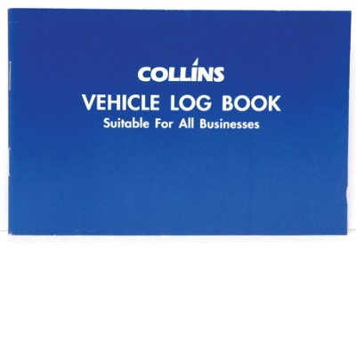 Collins Vehicle Log Book 40 Limp 24 Page 115 X 170mm