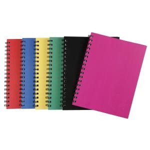 Spirax A6 Hardcover Lined Notebook 148 X 105mm Assorted Colours 100lf Each