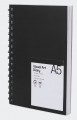 A5 Visual Art Wiro Diary 14.8cm X 21cm 110gsm 60 Sheets Black