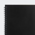 A4 Visual Art Wiro Diary 21.1cm X 29.7cm 110gsm 60 Sheets Black