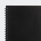 A4 Visual Art Wiro Diary 21.1cm X 29.7cm 110gsm 60 Sheets Black