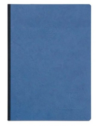 A5 Dotted Clairefontaine Clothbound 90gsm Notebook 192 Pages Blue