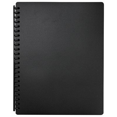 A4 Display Book Fm 40 Page Refillable Black