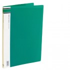 A4 Display Book 20 Pocket Insert Spine Green
