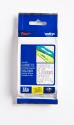 Brother Tze-135 12mm White On Clear Lam Tape