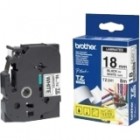 Brother Tz-241 18mm Black On White Lam Tape