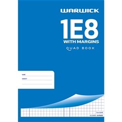 1e8 A4 Maths Book 7mm 36 Leaf Unpunched