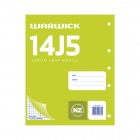 Warwick 14j5 5mm Quad Loose Leaf Refill 255 X 205mm 40 Leaf