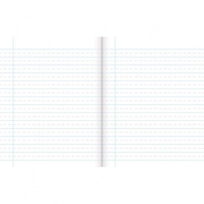Warwick Bwb Beginner's Writing Book 32 Leaf Dashed 7mm Ruled 14mm 230x180mm