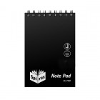 Spirax P560 Spiral Notepad 112 X 77mm Top Opening 96 Pages Black