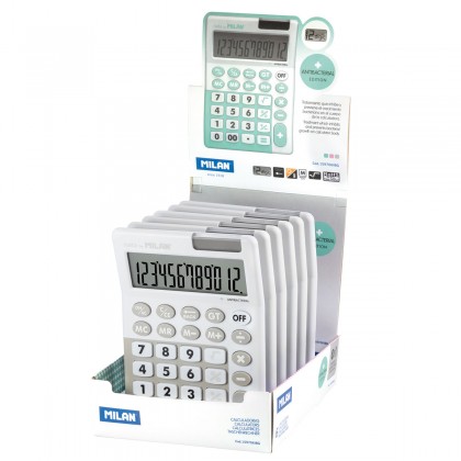 Milan Antibacterial 12 Digit Desk Calculator