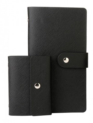 Citta Business Card Holder Black Capacity 96 Cards