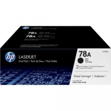 Hp #78a Laserjet Toner Twin Pack Black Oem