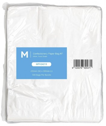 Confectionery Bags #7 235 X 300mm 40gsm Pk/500