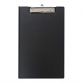 Clipboard Foolscap Pvc With Pocket Black
