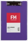 Clipboard Pvc A5 With Flap Fm Vivid Passion Purple