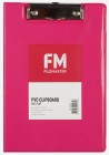 Clipboard Pvc A5 With Flap Fm Vivid Shocking Pink