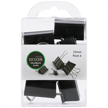 Foldback Clips 32mm Box/6