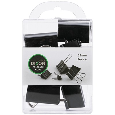 Foldback Clips 32mm - Box/6