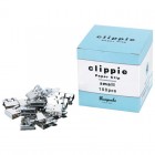 Clippie Small Slide Paper Clip Silver Pk/100
