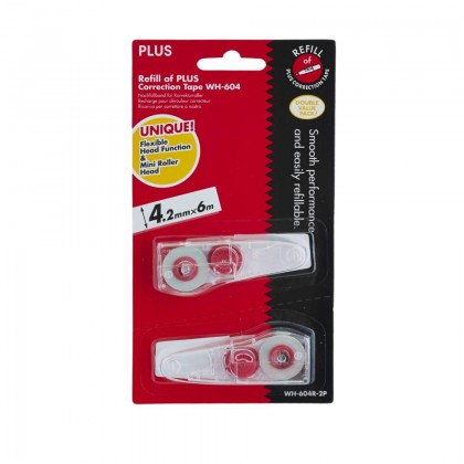Mr Whiper Correction Tape Refill Pk/2