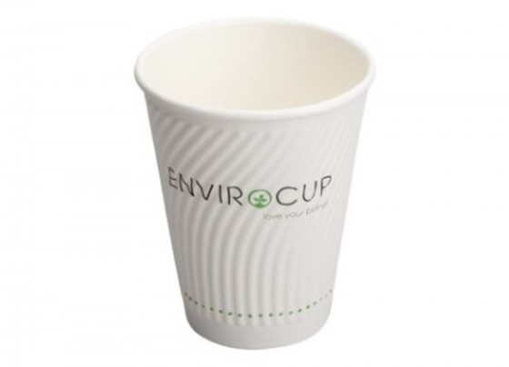 Envirocup Swirl Wall 8oz 280ml Paper Cup Pk/25