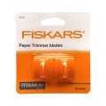 Fiskars Paper Trimmer Blade High Profile Triple Style I Track Titanium 2/pk