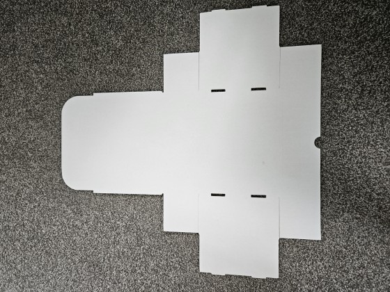 Die-cut Self-lock Boxes 225 X 167 X 83 White Case/100